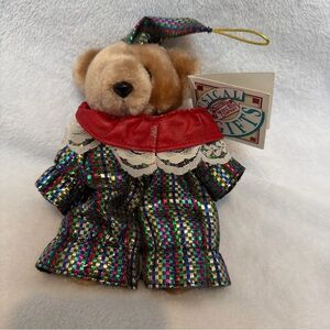 Clown bear ornament 1988 San Francisco music box company with tags